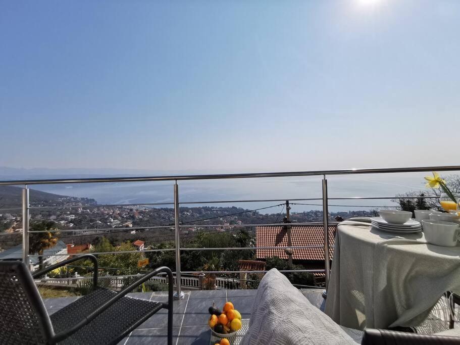 Ferienwohnung Mit 180° Meerblick Dobrec Bagian luar foto