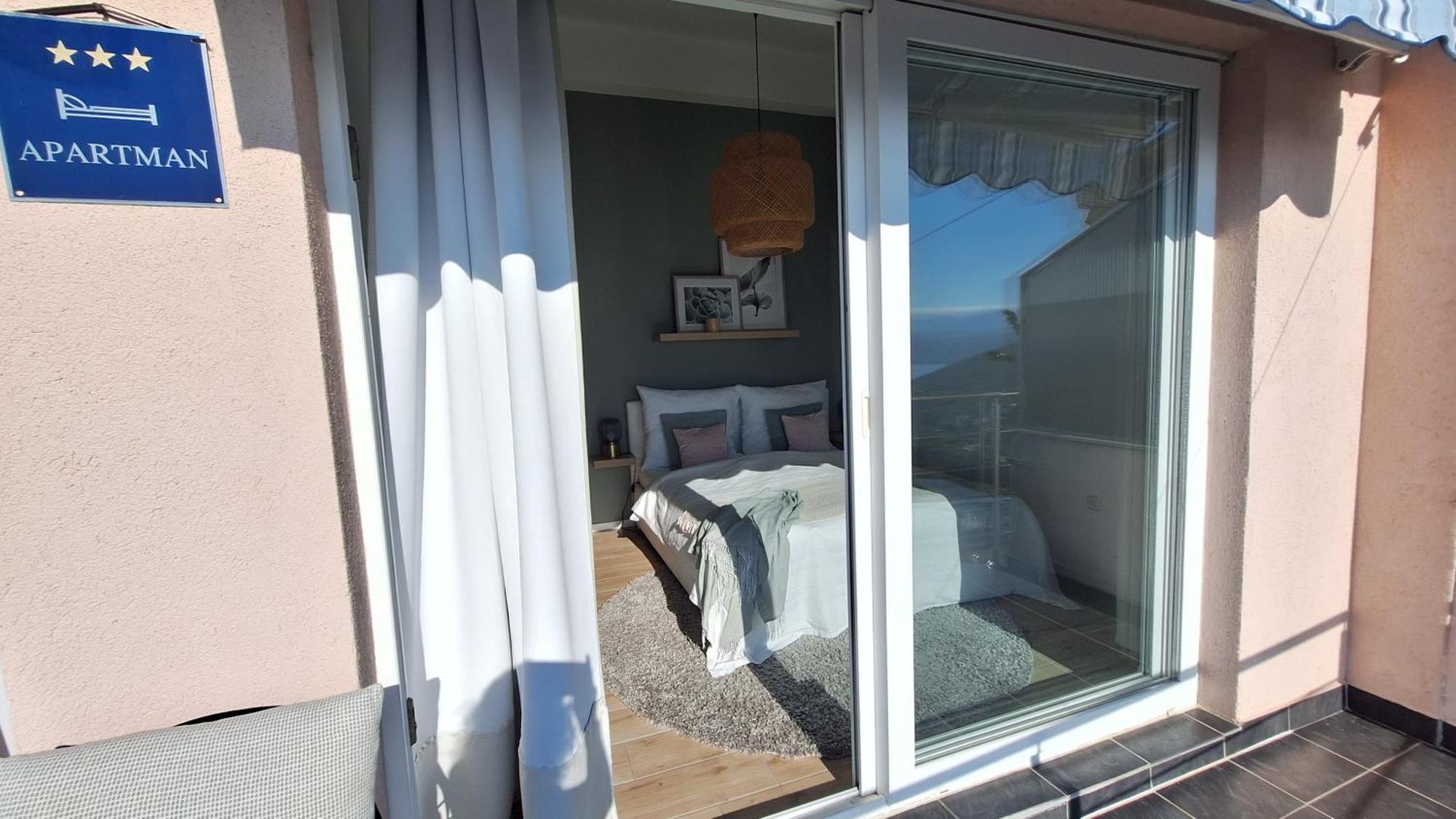 Ferienwohnung Mit 180° Meerblick Dobrec Bagian luar foto